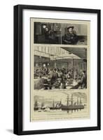 Mr Gladstone's Holiday Cruise on Board the Pembroke Castle-Charles William Wyllie-Framed Giclee Print