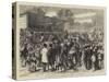 Mr Gladstone's Visit to Greenwich, in Front of the Hustings-Godefroy Durand-Stretched Canvas