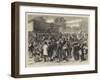 Mr Gladstone's Visit to Greenwich, in Front of the Hustings-Godefroy Durand-Framed Giclee Print