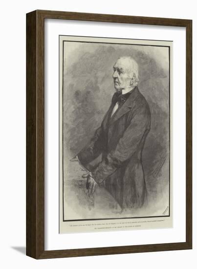 Mr Gladstone Speaking of Mr Bright in the House of Commons-Thomas Walter Wilson-Framed Giclee Print