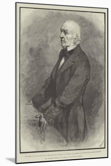 Mr Gladstone Speaking of Mr Bright in the House of Commons-Thomas Walter Wilson-Mounted Giclee Print