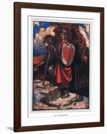 Mr Great-Heart-John Byam Liston Shaw-Framed Giclee Print