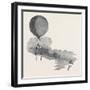 Mr. Green's Signal Balloon, Dispatches, and Parachute, for the Arctic Expedition-null-Framed Giclee Print