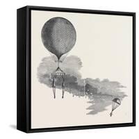 Mr. Green's Signal Balloon, Dispatches, and Parachute, for the Arctic Expedition-null-Framed Stretched Canvas