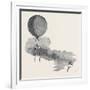 Mr. Green's Signal Balloon, Dispatches, and Parachute, for the Arctic Expedition-null-Framed Giclee Print