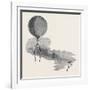 Mr. Green's Signal Balloon, Dispatches, and Parachute, for the Arctic Expedition-null-Framed Giclee Print