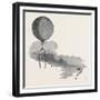 Mr. Green's Signal Balloon, Dispatches, and Parachute, for the Arctic Expedition-null-Framed Giclee Print