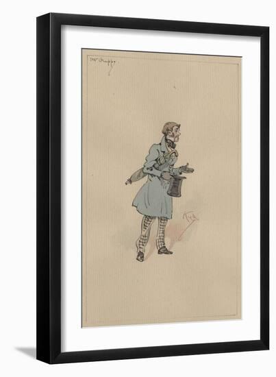 Mr Guppy, C.1920s-Joseph Clayton Clarke-Framed Giclee Print