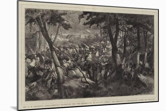 Mr H M Stanley's Anglo-American Expedition for the Exploration of Central Africa-Godefroy Durand-Mounted Giclee Print