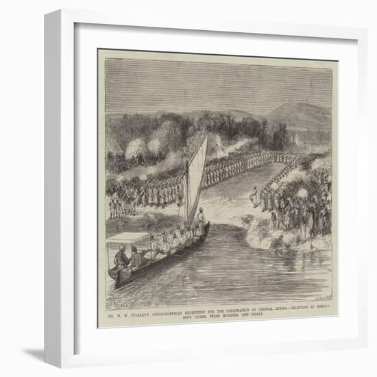 Mr H M Stanley's Expedition-Godefroy Durand-Framed Giclee Print