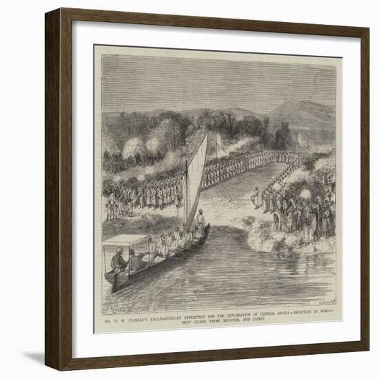 Mr H M Stanley's Expedition-Godefroy Durand-Framed Giclee Print