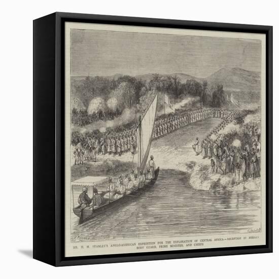 Mr H M Stanley's Expedition-Godefroy Durand-Framed Stretched Canvas