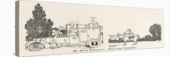 Mr Heath Robinsons Home-Made 'Carmactor'-William Heath Robinson-Stretched Canvas