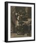 'Mr Heatherley?s Holiday: An Incident in Studio Life', c1874-Emery Walker-Framed Giclee Print