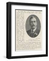 Mr Henry Bruce Lefroy, New Agent-General for Western Australia-null-Framed Giclee Print