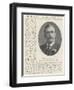 Mr Henry Bruce Lefroy, New Agent-General for Western Australia-null-Framed Giclee Print