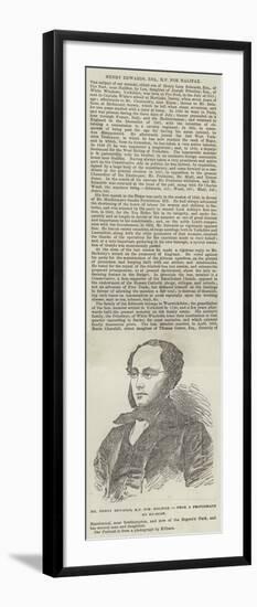 Mr Henry Edwards, Mp for Halifax-null-Framed Giclee Print