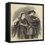 Mr Henry Irving and Miss Bateman in Macbeth at the Lyceum Theatre-null-Framed Stretched Canvas