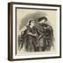 Mr Henry Irving and Miss Bateman in Macbeth at the Lyceum Theatre-null-Framed Giclee Print