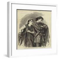 Mr Henry Irving and Miss Bateman in Macbeth at the Lyceum Theatre-null-Framed Giclee Print