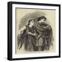 Mr Henry Irving and Miss Bateman in Macbeth at the Lyceum Theatre-null-Framed Giclee Print