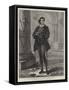 Mr Henry Irving as Hamlet, at the Lyceum Theatre-null-Framed Stretched Canvas