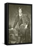 Mr Henry Irving as Hamlet-Edwin Long-Framed Stretched Canvas