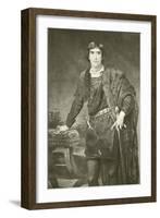 Mr Henry Irving as Hamlet-Edwin Long-Framed Giclee Print