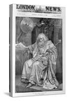 Mr Henry Irving as King Lear-Bernard Partridge-Stretched Canvas