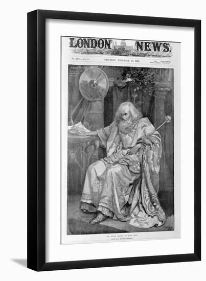 Mr Henry Irving as King Lear-Bernard Partridge-Framed Giclee Print