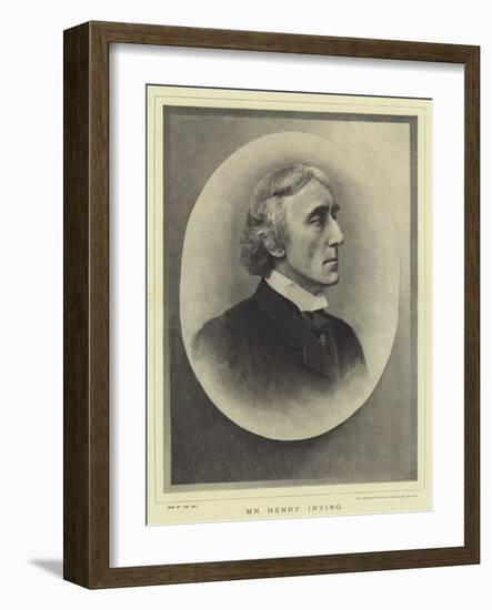 Mr Henry Irving-null-Framed Giclee Print