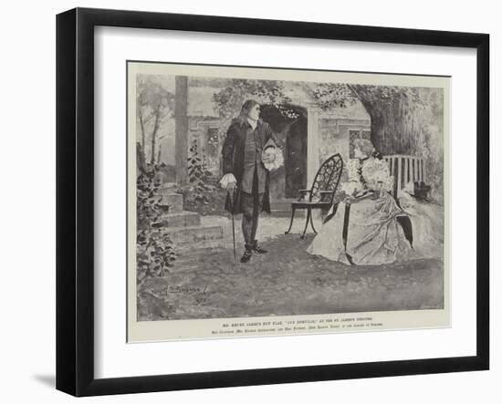 Mr Henry James's New Play, Guy Domville, at the St James's Theatre-Henry Charles Seppings Wright-Framed Giclee Print