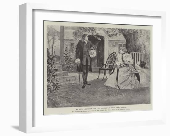 Mr Henry James's New Play, Guy Domville, at the St James's Theatre-Henry Charles Seppings Wright-Framed Giclee Print