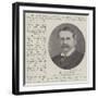 Mr Henry White, New United States Minister at Rome-null-Framed Giclee Print