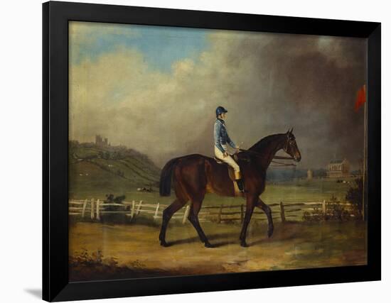 Mr. Hindley's Brown Filly 'Rosina' by 'Romulus' Ridden by the Owner on Lincoln Race Course-P. Ewbank-Framed Giclee Print