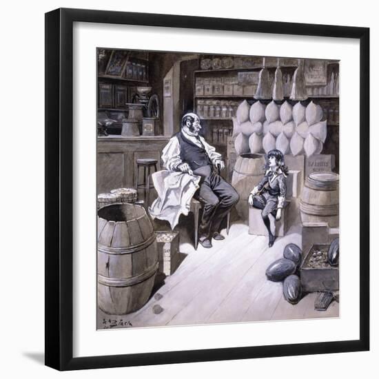 Mr. Hobbs-Reginald Bathurst Birch-Framed Giclee Print