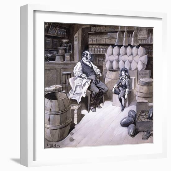 Mr. Hobbs-Reginald Bathurst Birch-Framed Giclee Print