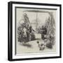 Mr Hudson, Mp, Laying the Foundation-Stone of the Sunderland Docks-null-Framed Giclee Print