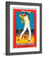 Mr. Hulot's Holiday, 1953 (Les Vacances De Monsieur Hulot)-null-Framed Giclee Print