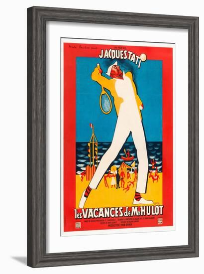 Mr. Hulot's Holiday, 1953 (Les Vacances De Monsieur Hulot)-null-Framed Giclee Print