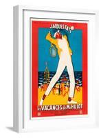 Mr. Hulot's Holiday, 1953 (Les Vacances De Monsieur Hulot)-null-Framed Giclee Print