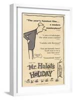 Mr. Hulot's Holiday, 1953-null-Framed Art Print