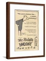 Mr. Hulot's Holiday, 1953-null-Framed Art Print