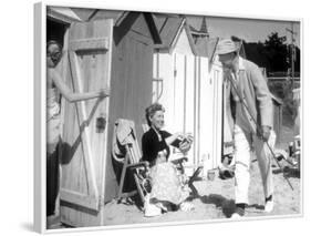 Mr. Hulot's Holiday, (aka Les Vacances De Monsieur Hulot), 1953-null-Framed Photo