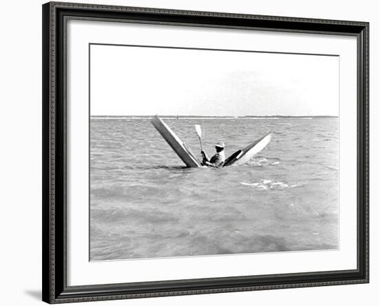 Mr. Hulot's Holiday, (aka Les Vacances De Monsieur Hulot), Jacques Tati, 1953-null-Framed Photo