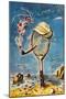Mr. Hulot's Holiday, German Movie Poster, 1953-null-Mounted Art Print