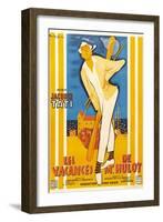 Mr. Hulot's Holiday-null-Framed Art Print