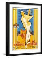 Mr. Hulot's Holiday-null-Framed Art Print