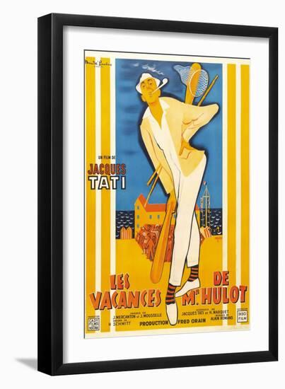 Mr. Hulot's Holiday-null-Framed Art Print