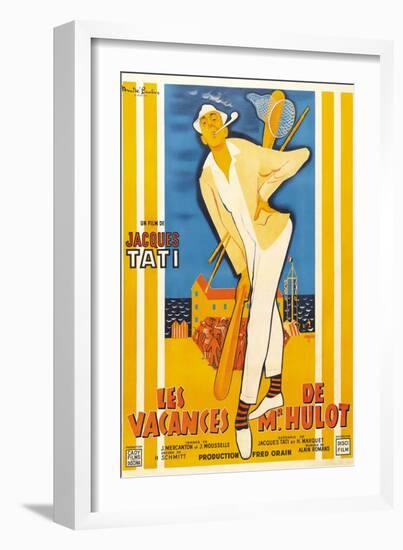 Mr. Hulot's Holiday-null-Framed Art Print